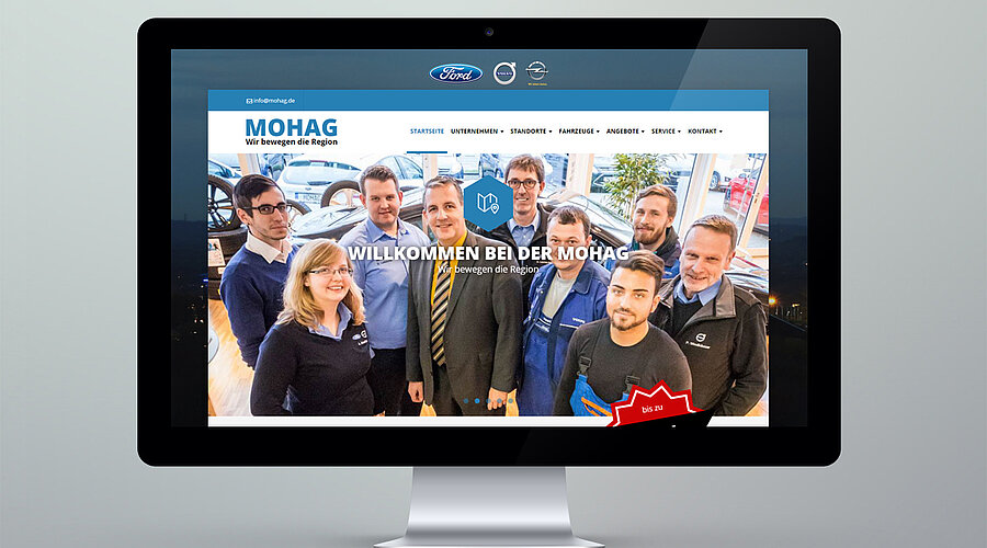 MOHAG Website Desktop