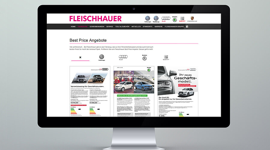 Fleischhauer Website Desktop