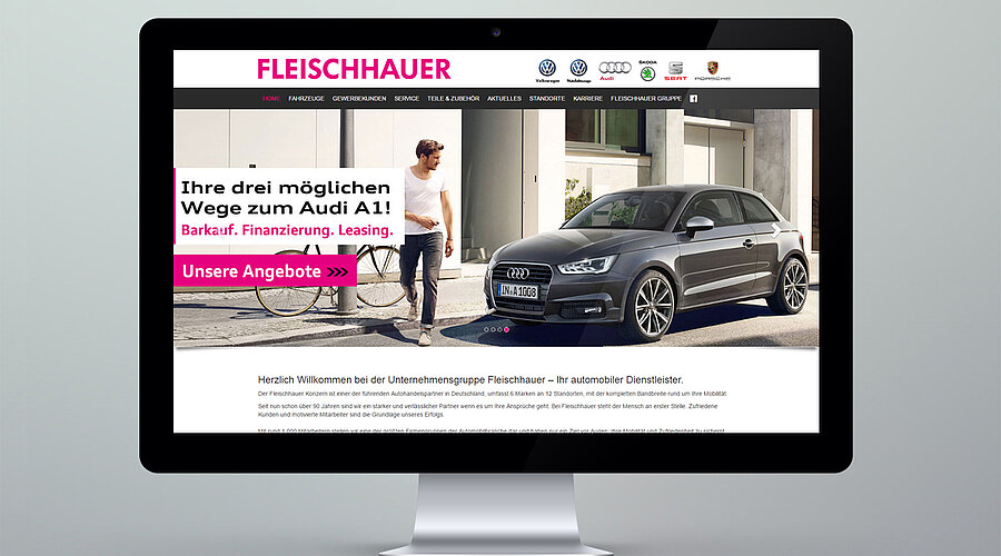 Fleischhauer Website Desktop
