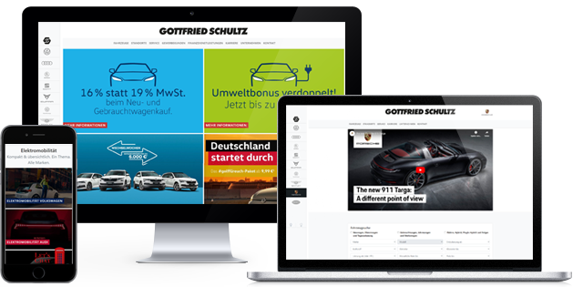 Webseiten und Design für die Automobilbranche